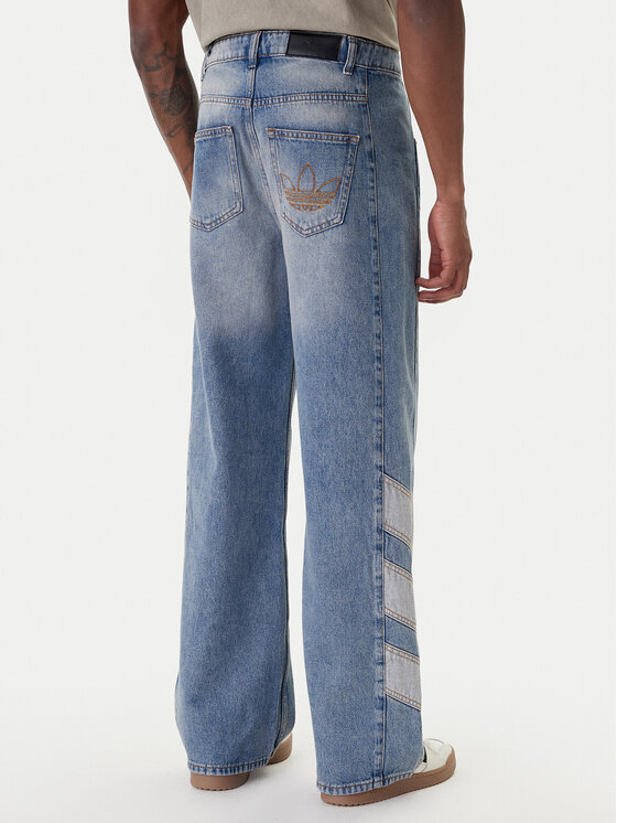 adidas adidas Jeansy KE0112 Niebieski Loose Fit