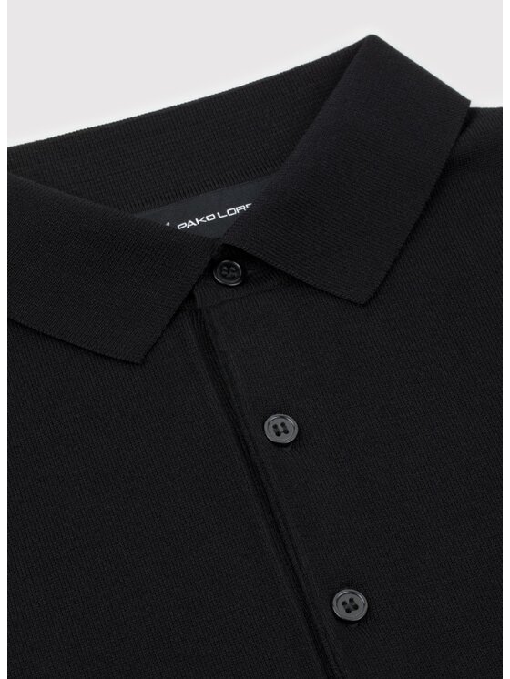 Pako Lorente Pako Lorente Polo P25SF-TX-010 Czarny Classic Fit
