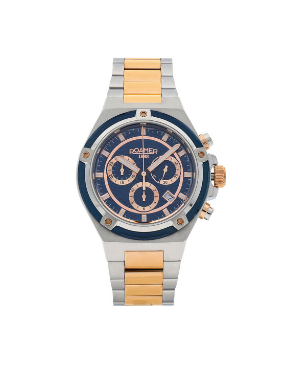 Roamer Hodinky Tempomaster Chrono 221837 49 45 20 Strieborná