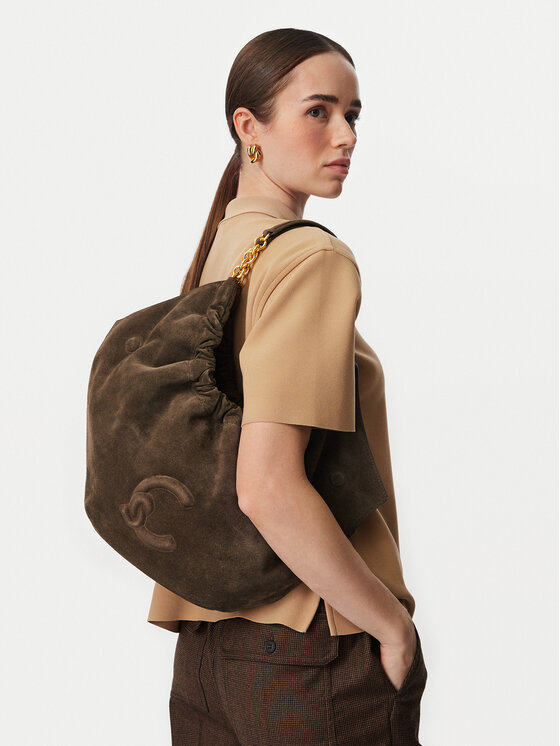 Coccinelle Coccinelle Torebka V5G Coccinellesmash Suede Bim E1 V5G 11 02 01 Khaki