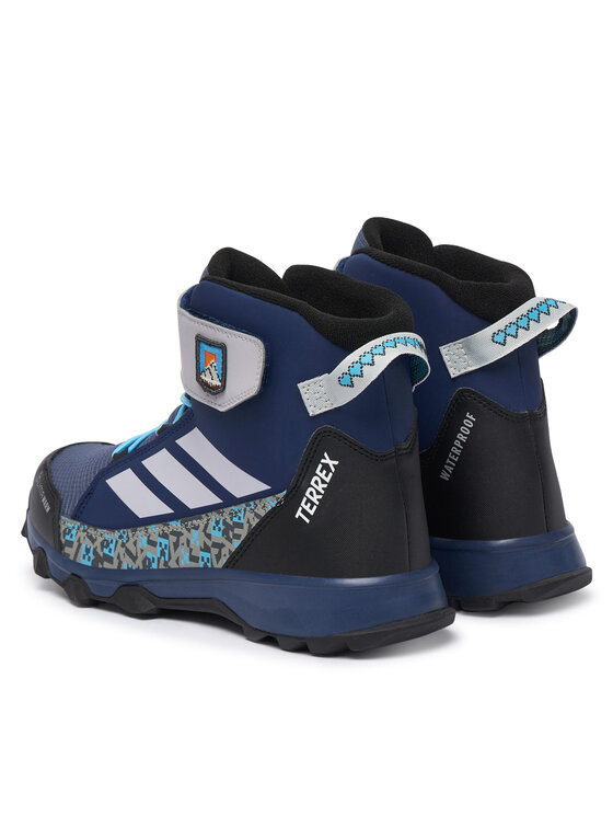 adidas adidas Trekkings Minecraft Terrex Snow Cf Climawarm Winter Shoes Kids KJ6489 Albastru