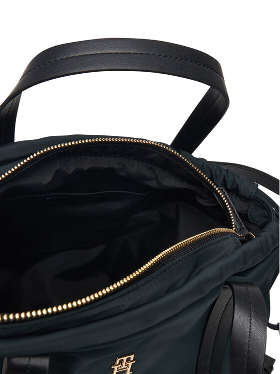 Tommy Hilfiger Tommy Hilfiger Batoh Th Soft Nylon Tote/Backpack AW0AW19029 Černá