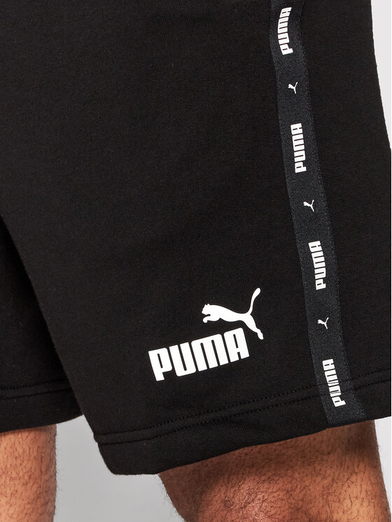 Puma Puma Szorty sportowe Essentials 847387 Czarny Regular Fit