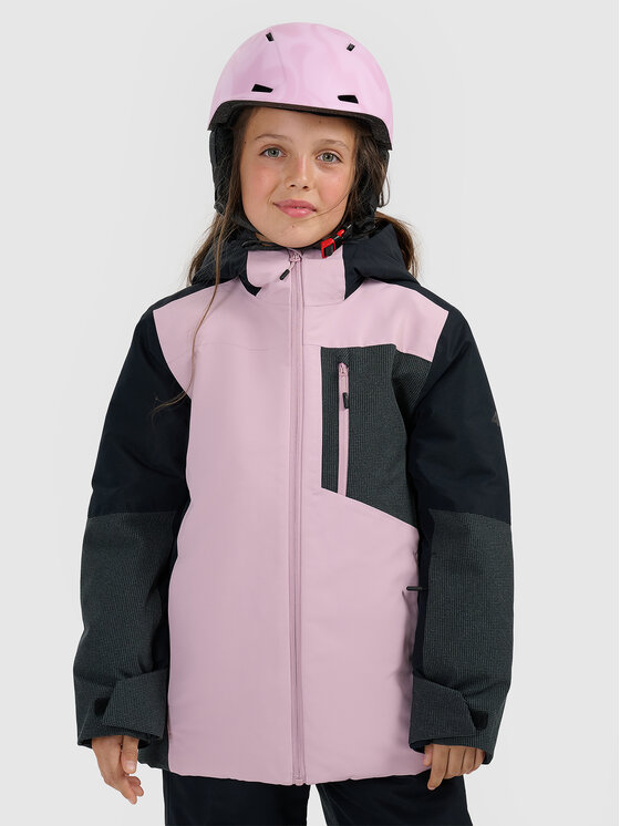 4F 4F Kurtka snowboardowa SNOWBOARD Różowy jasny Regular Fit