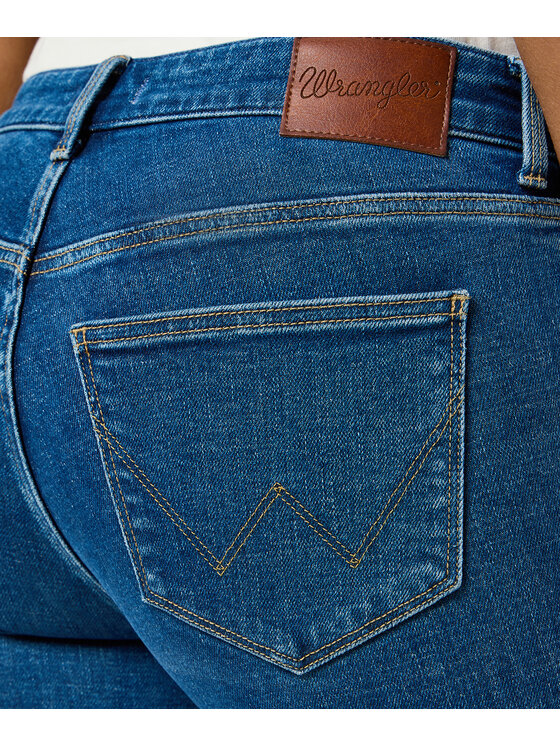 Wrangler Wrangler Jeansy 112355283 Niebieski Bootcut Fit