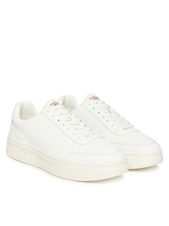 Guess Guess Sneakersy FMFWI3 LEA12 Biela