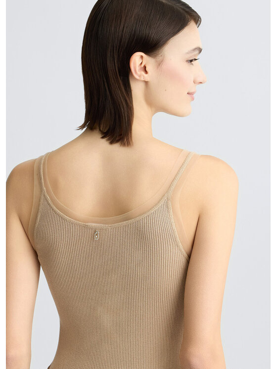 Liu Jo Liu Jo Maglione WA5125MAG8760920 Beige Regular Fit