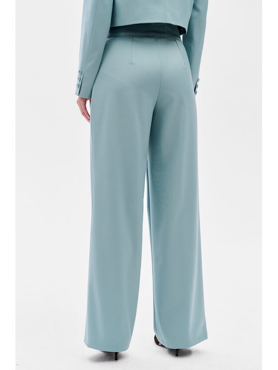 blue shadow blue shadow Spodnie damskie Demi Zielony Regular Fit