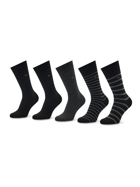 Tommy Hilfiger Tommy Hilfiger Lange Socken 701220145 Schwarz