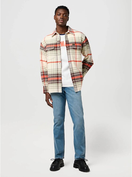 Wrangler Wrangler Koszula WESTERN SHIRT Kolorowy Relaxed Fit