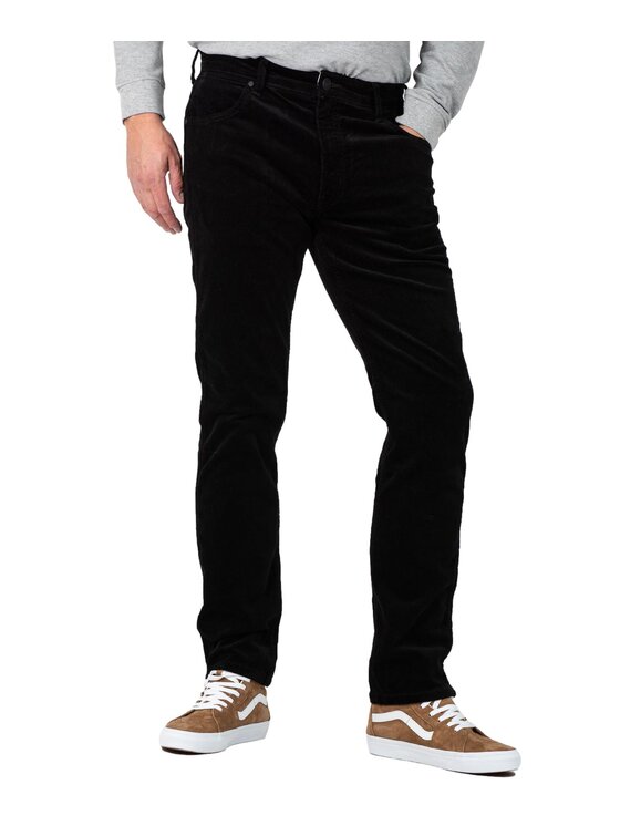Wrangler Wrangler Pantaloni di tessuto W15QEC100 Nero Regular Fit