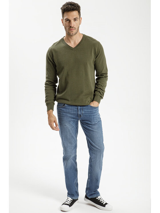 Cross Jeans Cross Jeans Jeansy F 194-700 Niebieski Tapered Leg