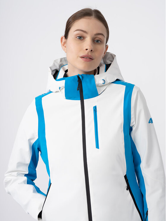 4F 4F Skijaška jakna 4FAW23TTJAF336 Plava Slim Fit