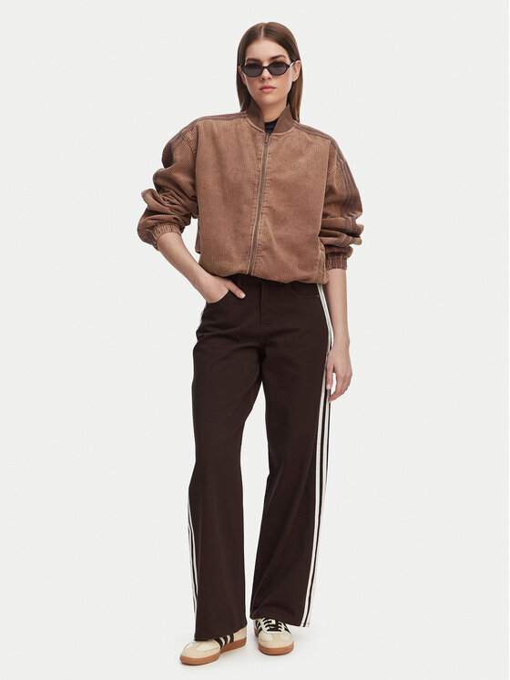 adidas adidas Дънки Firebird KD2934 Кафяв Loose Fit