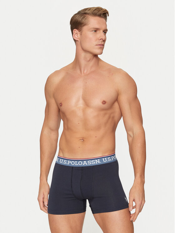 U.S. Polo Assn. U.S. Polo Assn. 3 darab boxer MUP4078 Sötétkék