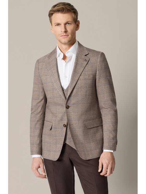 Lancerto Lancerto Marynarka Tirano MA131126000003 Beżowy Slim Fit