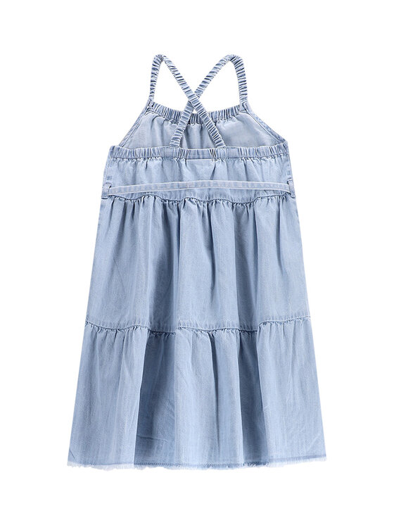 Coccodrillo Coccodrillo Rochie de blugi WC5128302HGK Albastru celest Relaxed Fit