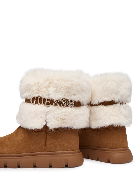 Guess Guess Śniegowce FLFMEL ELE10 Brązowy jasny