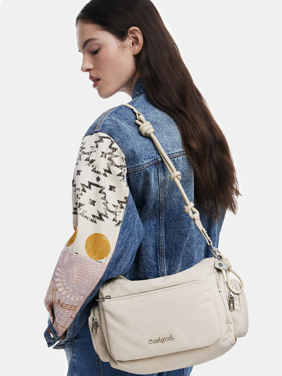 Desigual Desigual Torbica 25SAXY36 Écru