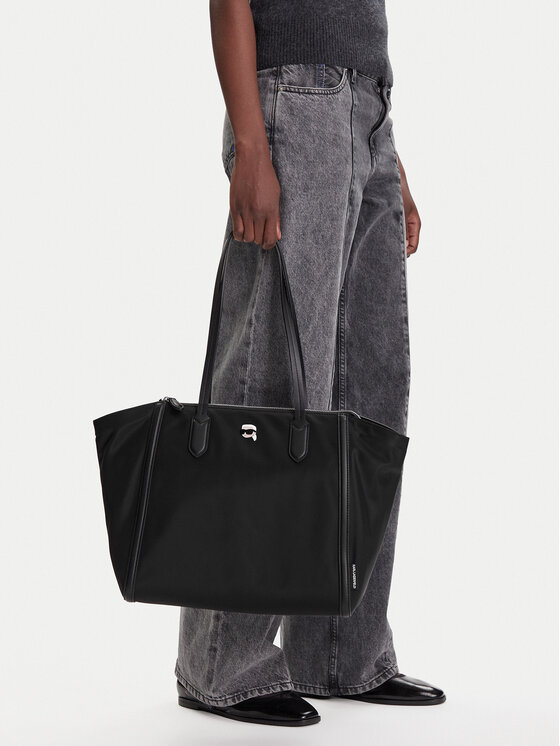 KARL LAGERFELD KARL LAGERFELD Ročna torba A3W30117 Črna