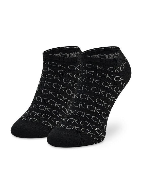 Calvin Klein Calvin Klein Moteriškų pėdučių komplektas (2 poros) 701218779 Juoda