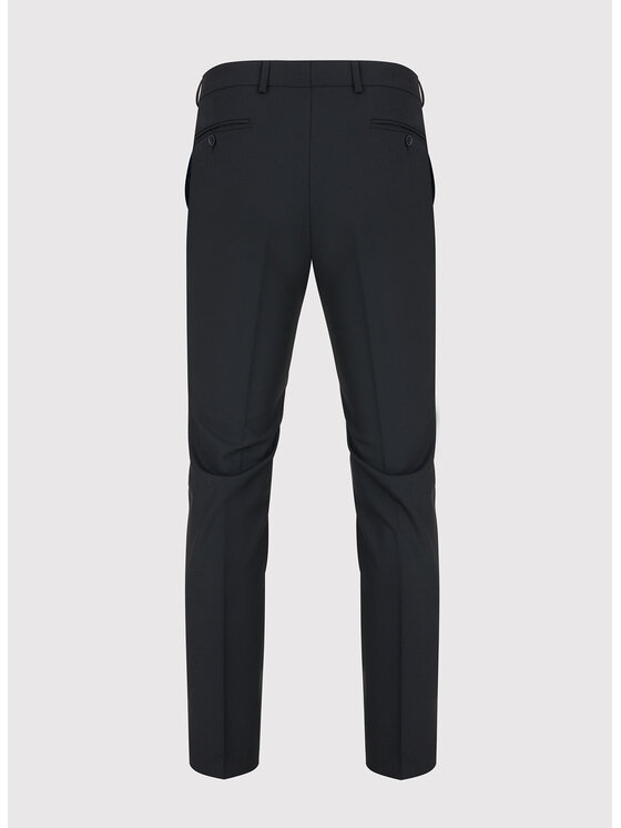 Pako Lorente Pako Lorente Spodnie garniturowe P000B-6G-004 Czarny Slim Fit