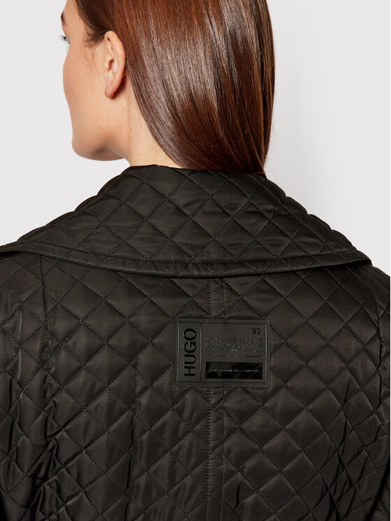 HUGO HUGO Cappotto invernale Fallon-1 50455605 Nero Regular Fit