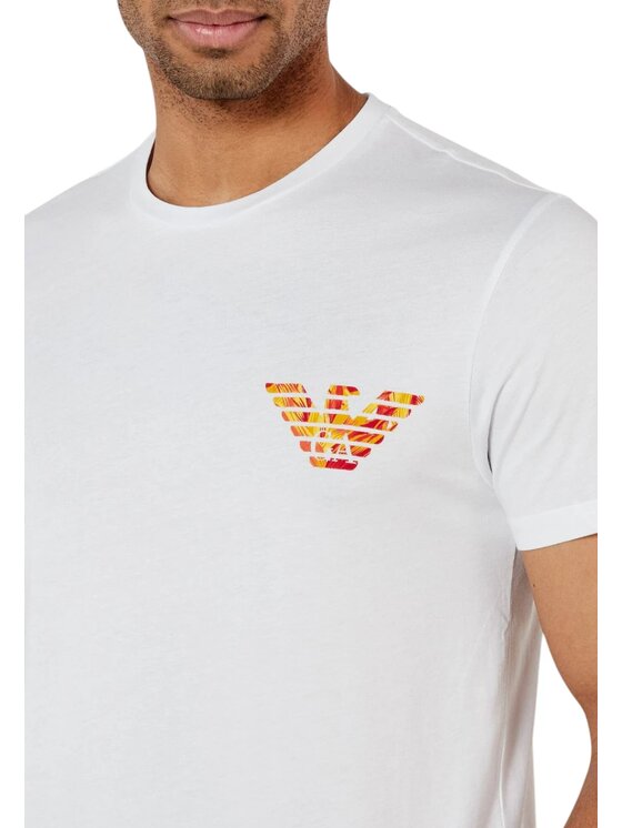 Emporio Armani Emporio Armani T-shirt T-shirt - Emporio Armani - red tropic Bianco Regular Fit