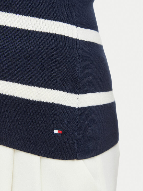 Tommy Hilfiger Tommy Hilfiger Felső WW0WW48480 Sötétkék Slim Fit