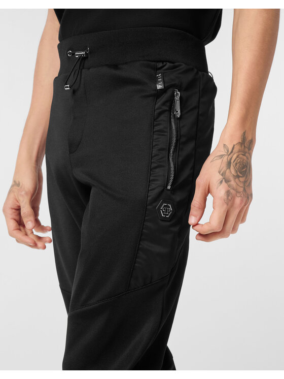 PHILIPP PLEIN PHILIPP PLEIN Spodnie dresowe 26955 Czarny Jogger Fit