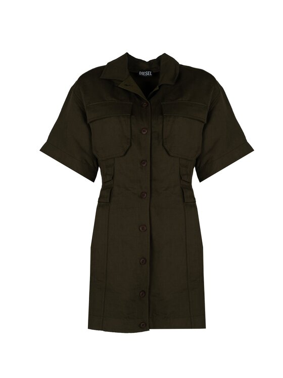 Diesel Diesel Φόρεμα A04564-0HCAI Πράσινο Regular Fit