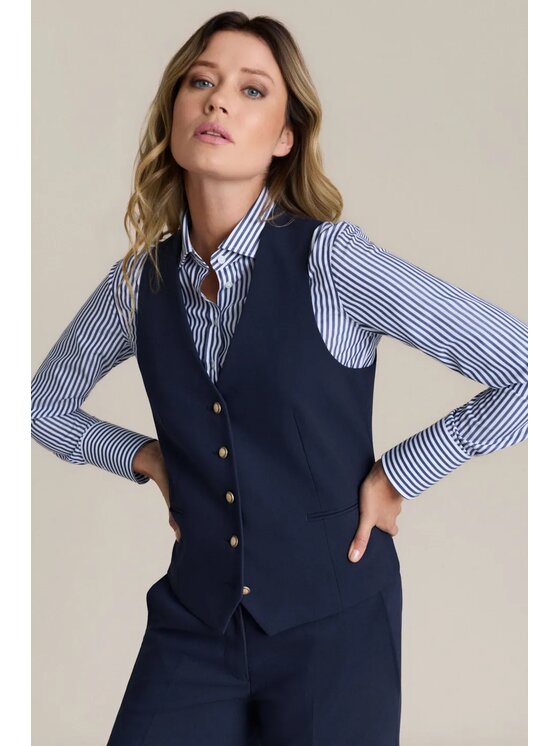 Lancerto Lancerto Kamizelka Antonella KA073126000013 Granatowy Regular Fit