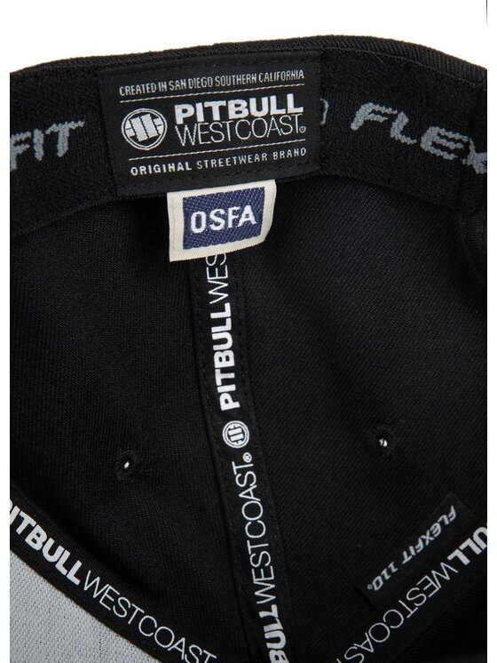 PITBULL PITBULL Czapka z daszkiem Czapka Snapback 3D Metal Logo uniwersalny Czarny