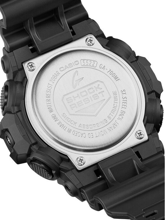 G-Shock G-Shock Sat Multi-Fluorescent Accents GA-700MF-1AER Crna