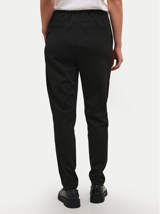 Kaffe Kaffe Штани з тканини Jenny 10508651 Чорний Regular Fit