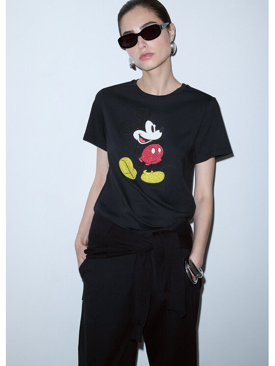 Liu Jo Liu Jo T-Shirt WF6441JS904L9549 Czarny Regular Fit