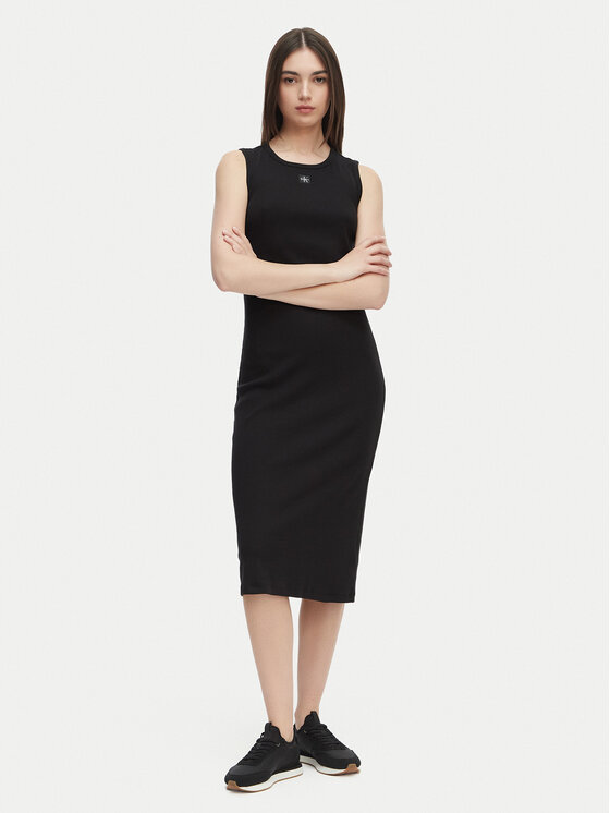 Calvin Klein Jeans Calvin Klein Jeans Igapäevane kleit LV047G209G Must Slim Fit