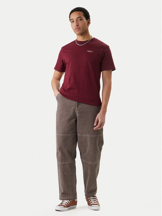Element Element Tričko Element Co ELYZT00603 Bordová Regular Fit