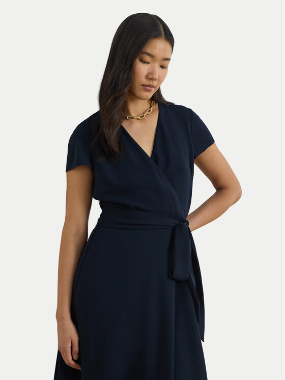 LAUREN RALPH LAUREN LAUREN RALPH LAUREN Коктейлна рокля 200P13812002 Тъмносин Regular Fit