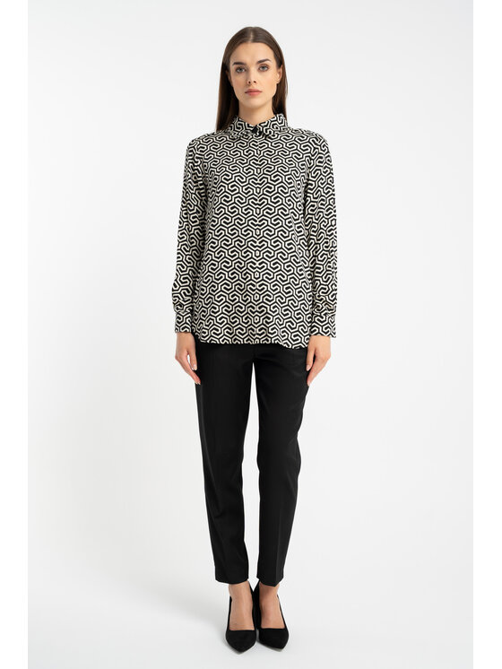 CLICK CLICK Πουκάμισο 10-6934 Μαύρο Regular Fit