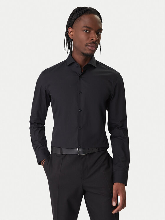 HUGO Koszula C-Jason 50293691 Czarny Slim Fit