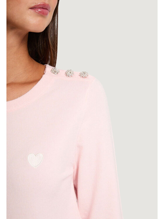Morgan De Toi Morgan De Toi Maglione 251-MKISS Rosa Casual Fit