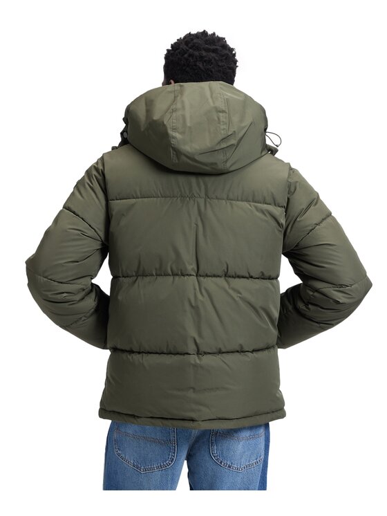 Lee Lee Kurtka puchowa 112386301 Zielony Regular Fit
