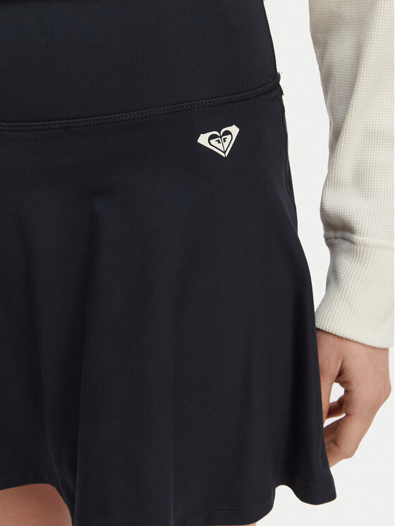 Roxy Roxy Tennisrock Heart Into It ERJNS03634 Schwarz Loose Fit