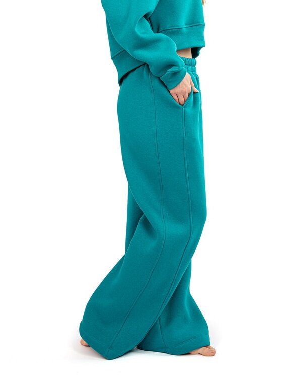 DKaren Sport DKaren Sport Spodnie dresowe DK-K-B17 Turkusowy Classic Fit