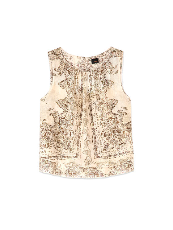 Oltre Oltre Blusa 2120R003220N0R2 Crema Regular Fit