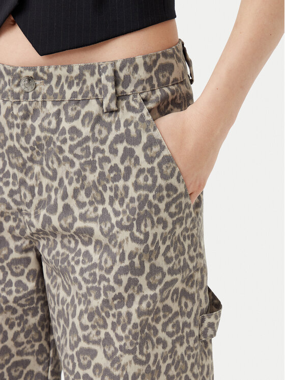 Noisy May Noisy May Штани з тканини Jill 27032731 Бежевий Straight Fit