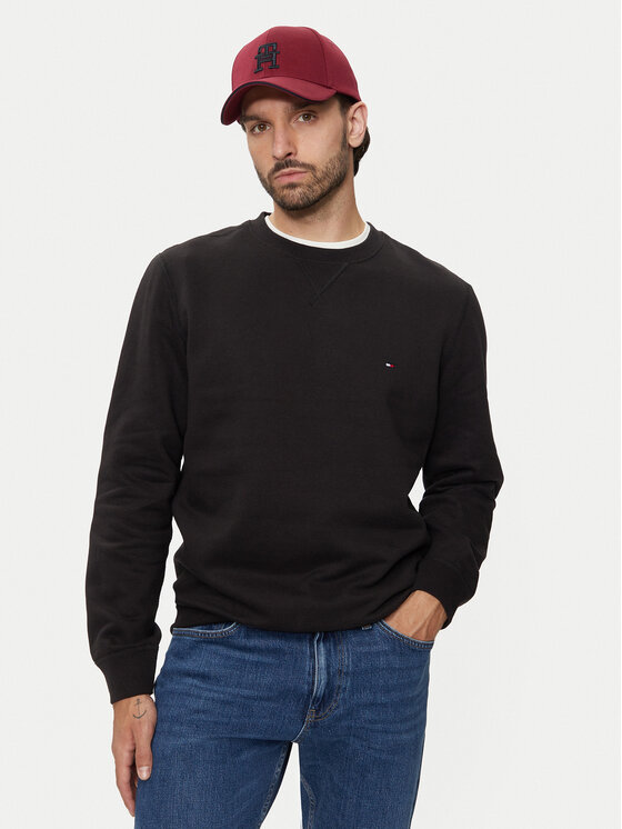Tommy Hilfiger Tommy Hilfiger Felpa Essential MW0MW37232 Nero Regular Fit