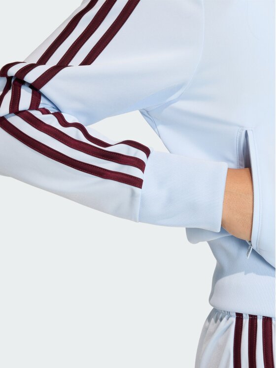 adidas adidas Bluza FIREBIRD CLASSIC Błękitny Regular Fit