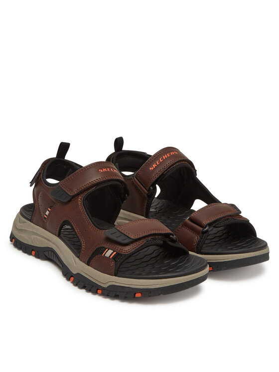 Skechers Skechers Sandali Prewitt-Rigdon 205139/BRBK Rjava